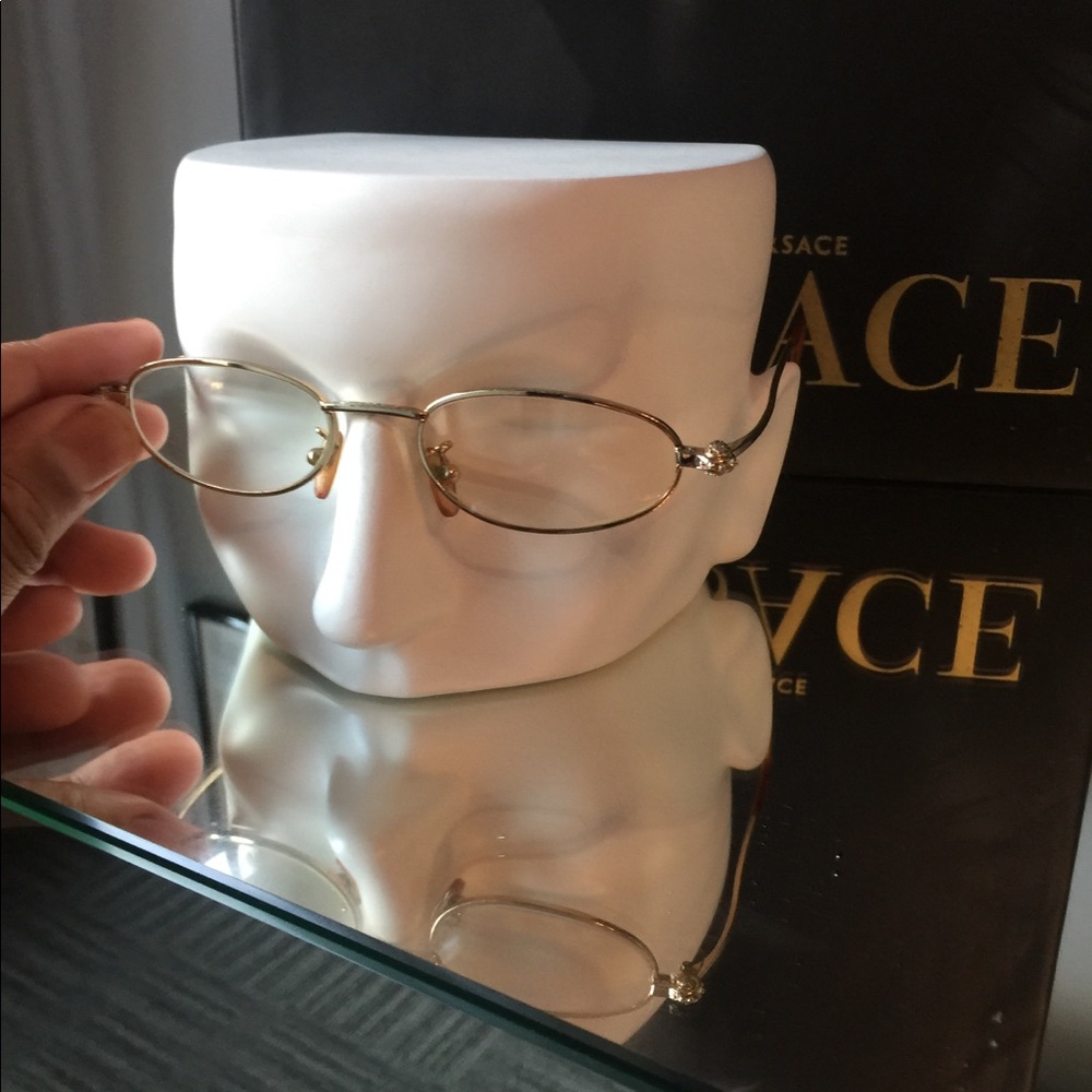 Versace Reading Gold Frames With Case - image 1